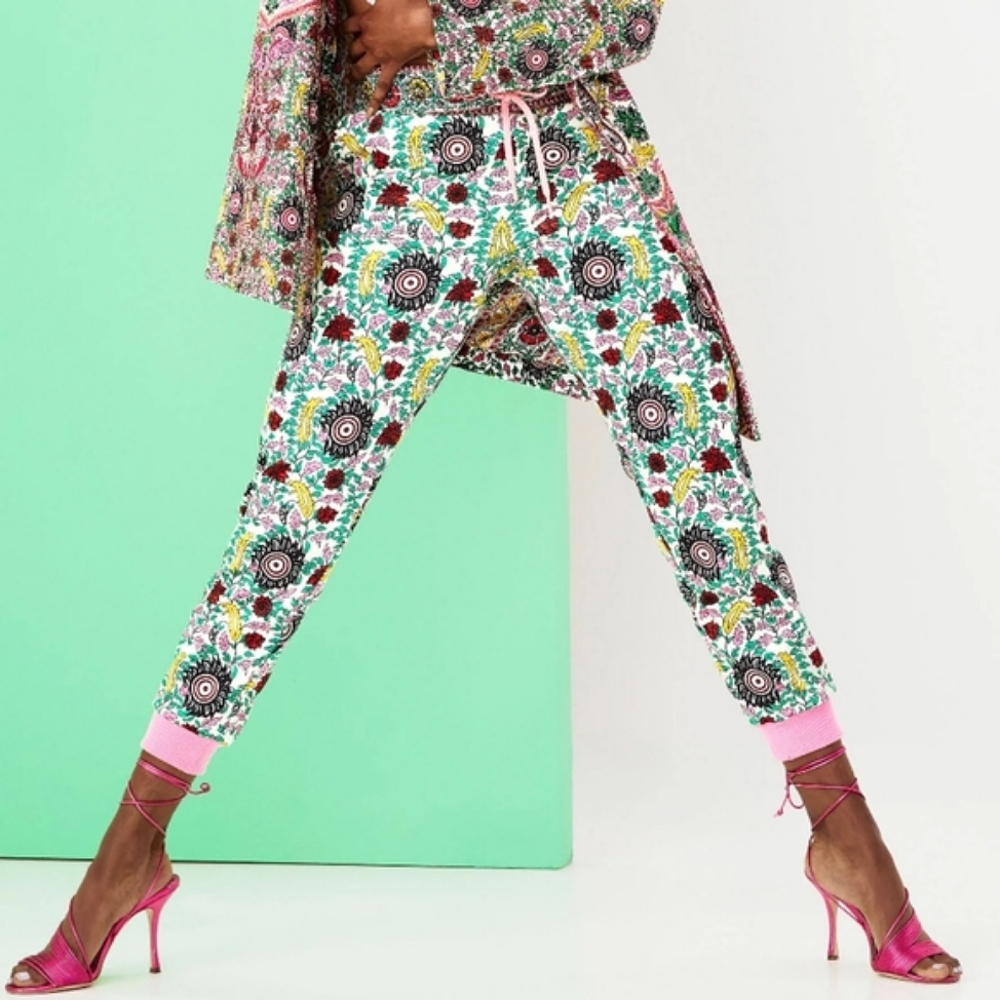 Alice + Olivia NYC Floral Slim Jogger Pants